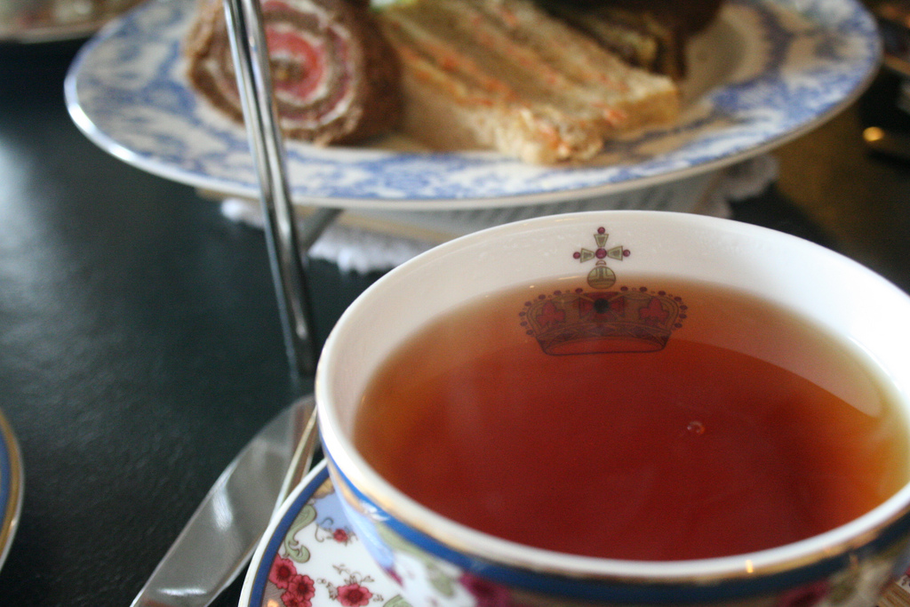 tea cup at Empress in Victoria BC